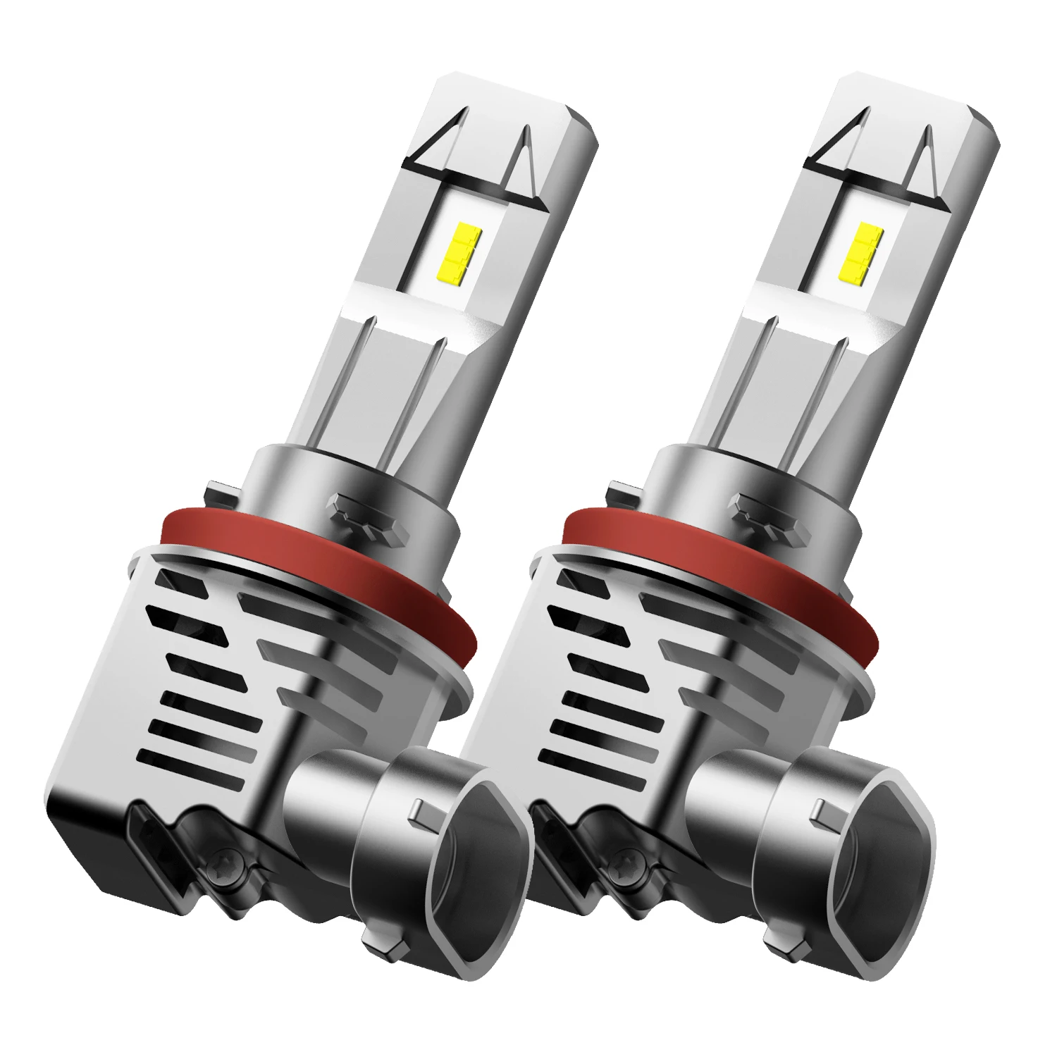 AUXITO LED Fog Light H8 Bulb H16 H11 Fog Light Bulb White 6500K High Power Lamps - Foto 11