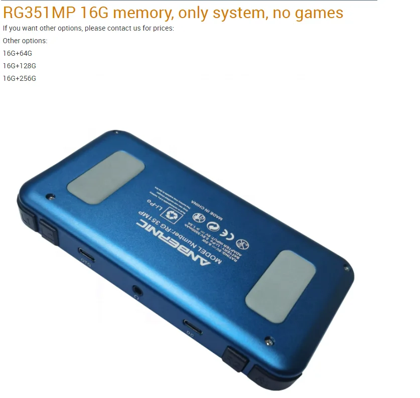RG351MP Portable Game Box - 64GB Emulator with Open Source