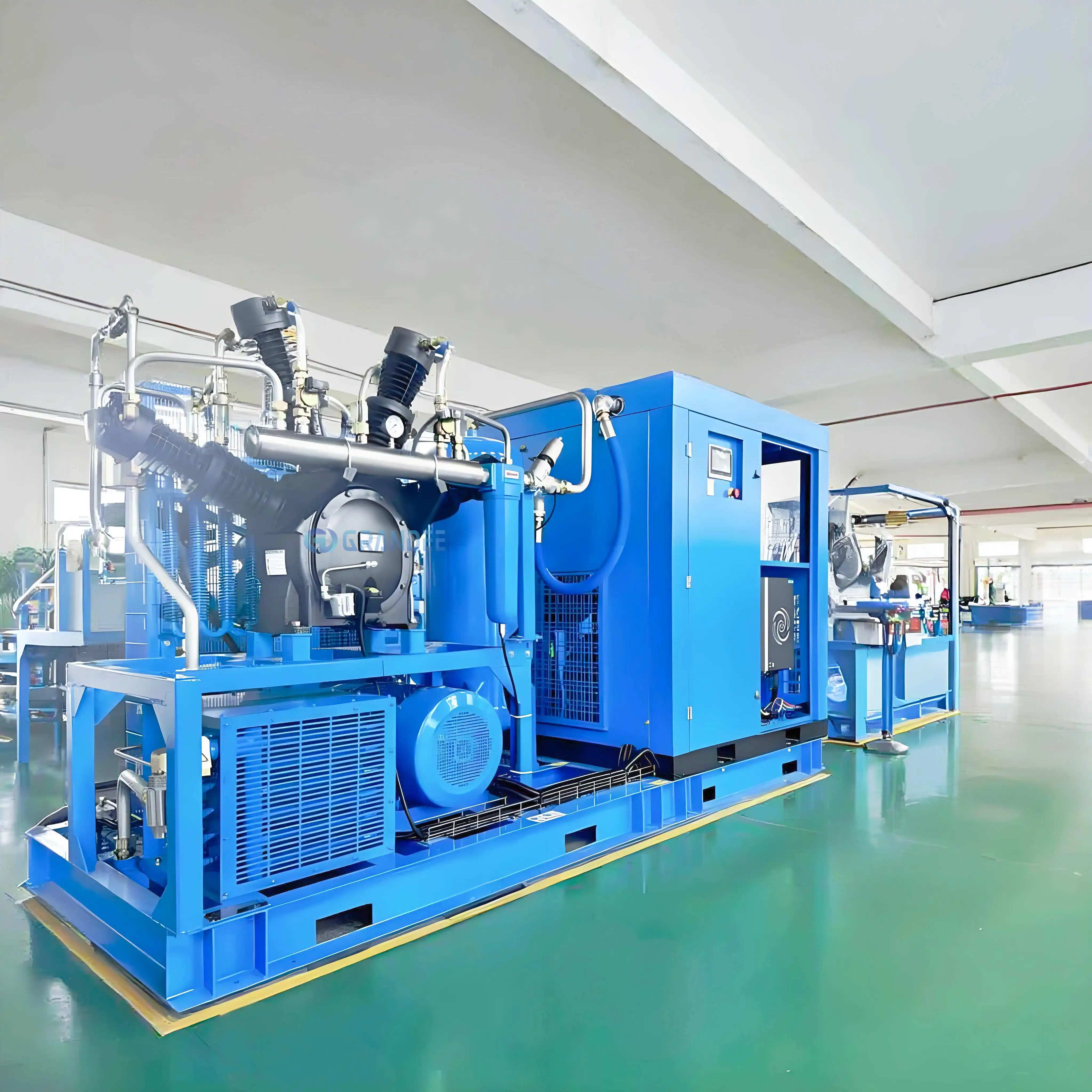 min 30kw air compressor machine with high pressure air cooling type-4
