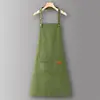 Halter verde clásico de lona ajustable.
