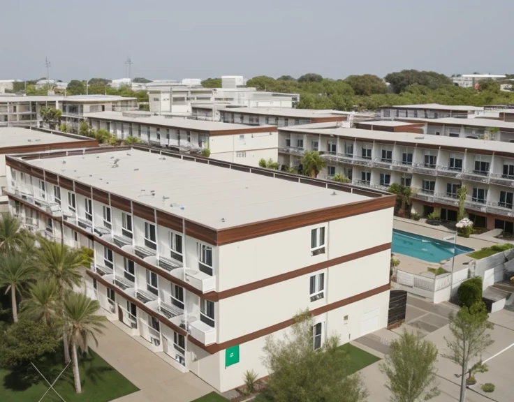 Customized Color Removable and Detachable Prefab Container House for Staff Dormitory of Family Living
