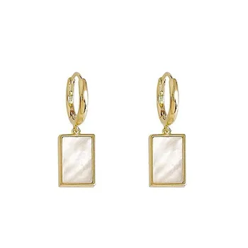 AA018874 wholesale fashion Rectangle shell earrings for women