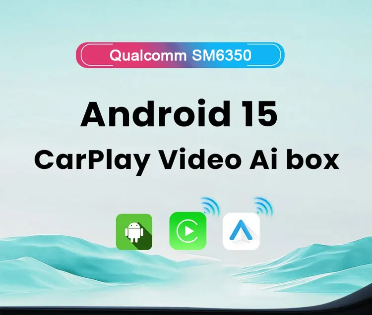 WOOBOOBOX Gt8d Qualcomm 6350 Car Play Aibox - Android 15