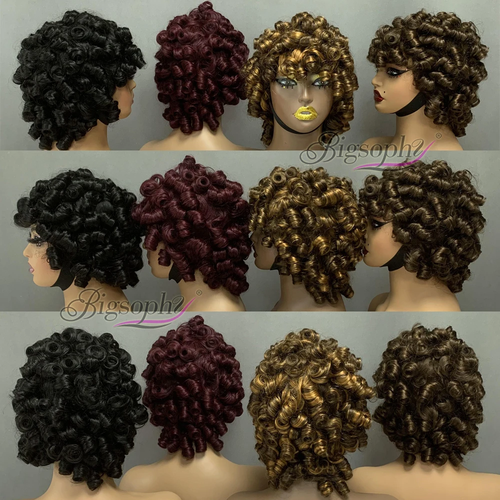 super double drawn curly raw hair wig with bangs Raw Hair Super Double Drawn Curly 13×6 Full Lace Frontal  main image 2