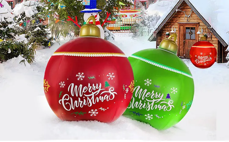 Giant Pvc Ball Outdoor Christmas Inflatable Decorated Ball Large ...