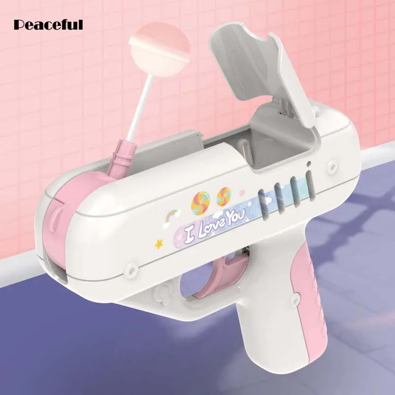 Lollipop Children's Candy Gun Toy Surprise Creative And Boy Kids Girl Gift DE 