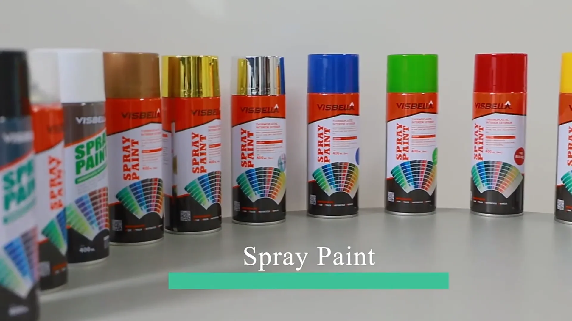 Visbella 400ml Multiple Colour Ecofriendly Rubber Hi Temp Car Paint