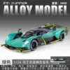 124 cubo de oro Aston Martin Valkyrie - caja verde