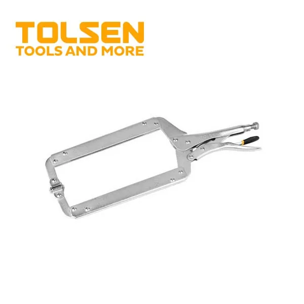 TOLSEN LOCKING CLAMP WITH SWIVEL PADS 10058
