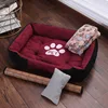 footprint model red black four-piece set