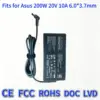 200W WG Black 20V 10A 6.0*3.7mm