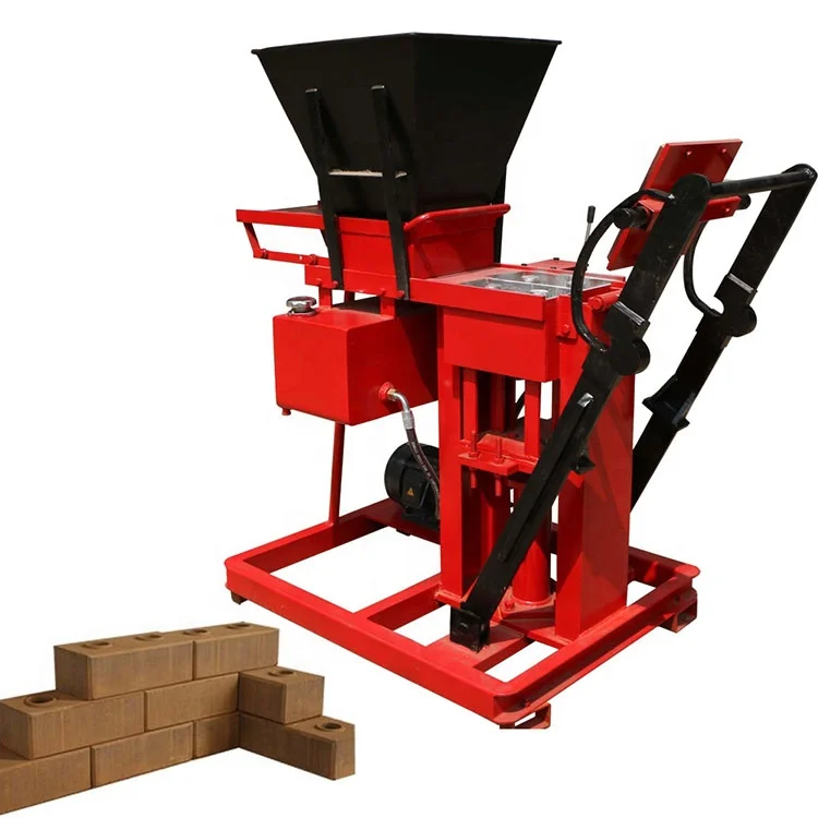 Automated Hydraulic Press Clay Mud Interlocking Block Machine