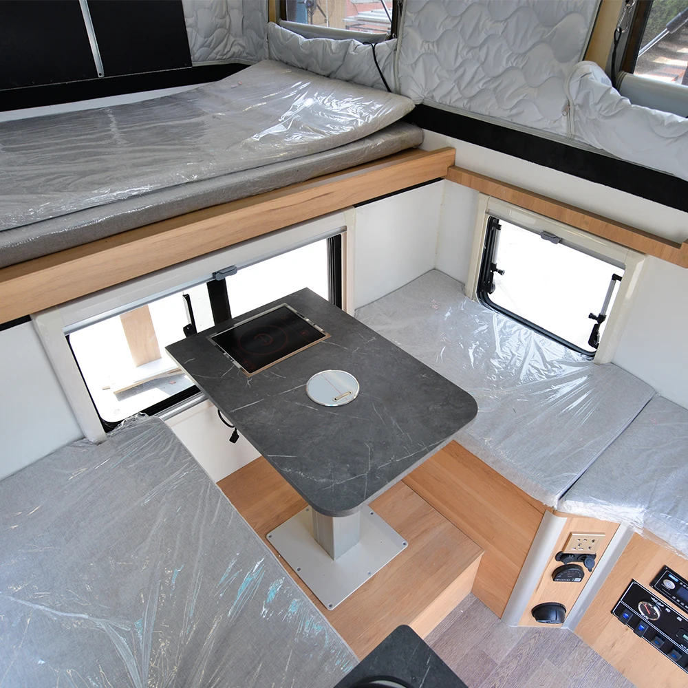 Inexpensive Pop Up Campers Interior Lightweight Slide-In Pickup