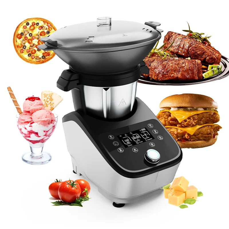 Cheap Factory Price Kitchen Robot Mini Stand Thermomixer LCD Touch Screen Food Thermomixer