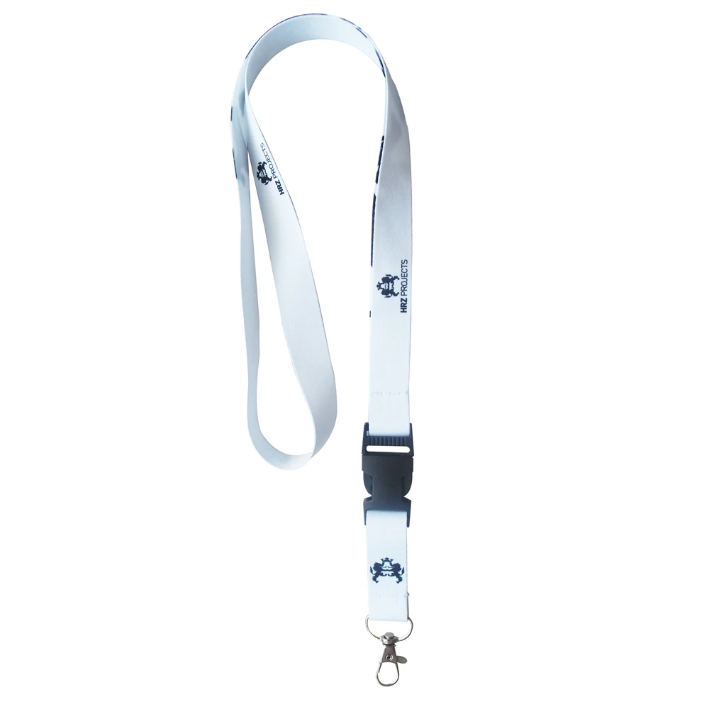 Free Design Service Custom Print Satin Polyester Silicone Phone Lanyard for Events