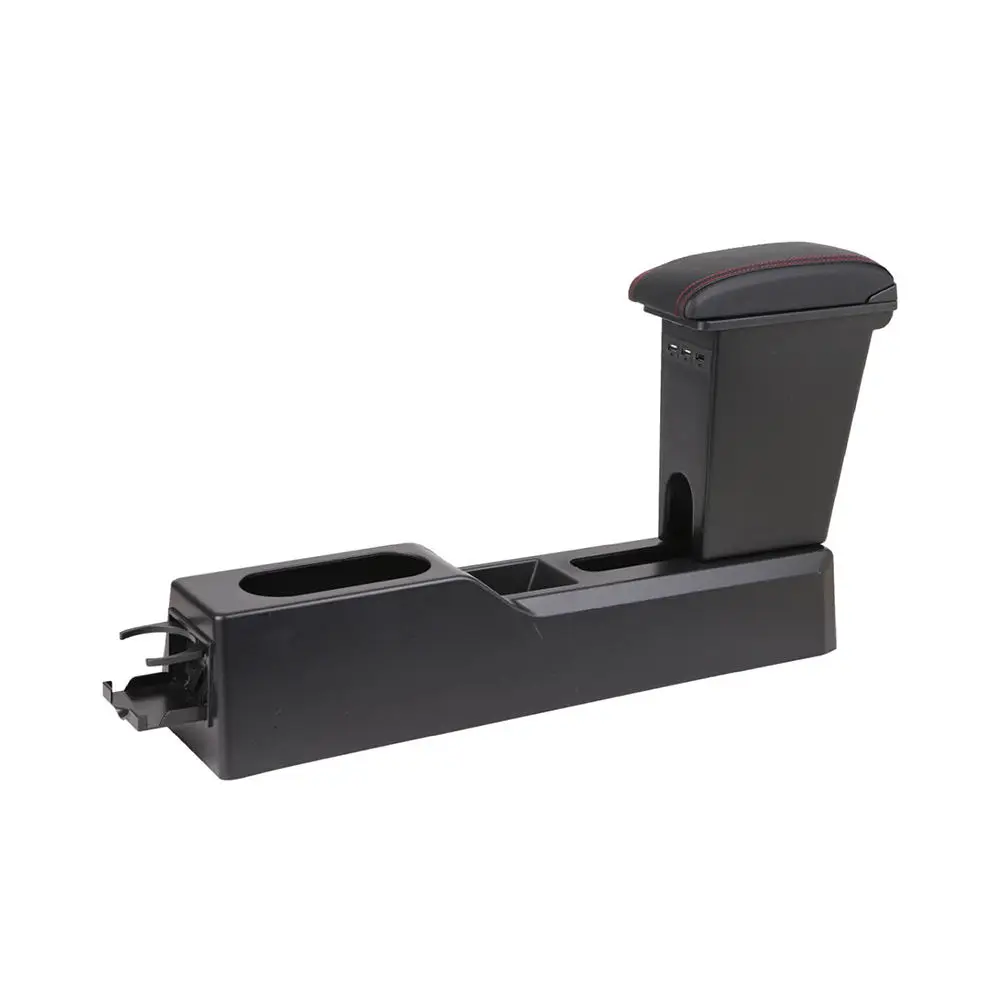 product car armrest interior front seat armrest box universal for cup holder storage box soft arm rest pad automotive goods accessories-3