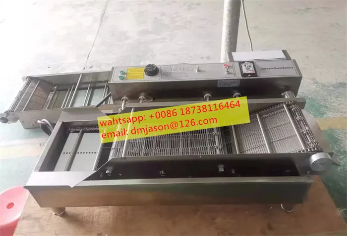 Chain Belt Continuous Deep Fryer Machine Automatic Flip Donut Machine Potato Chips Crisps Frying Machine
