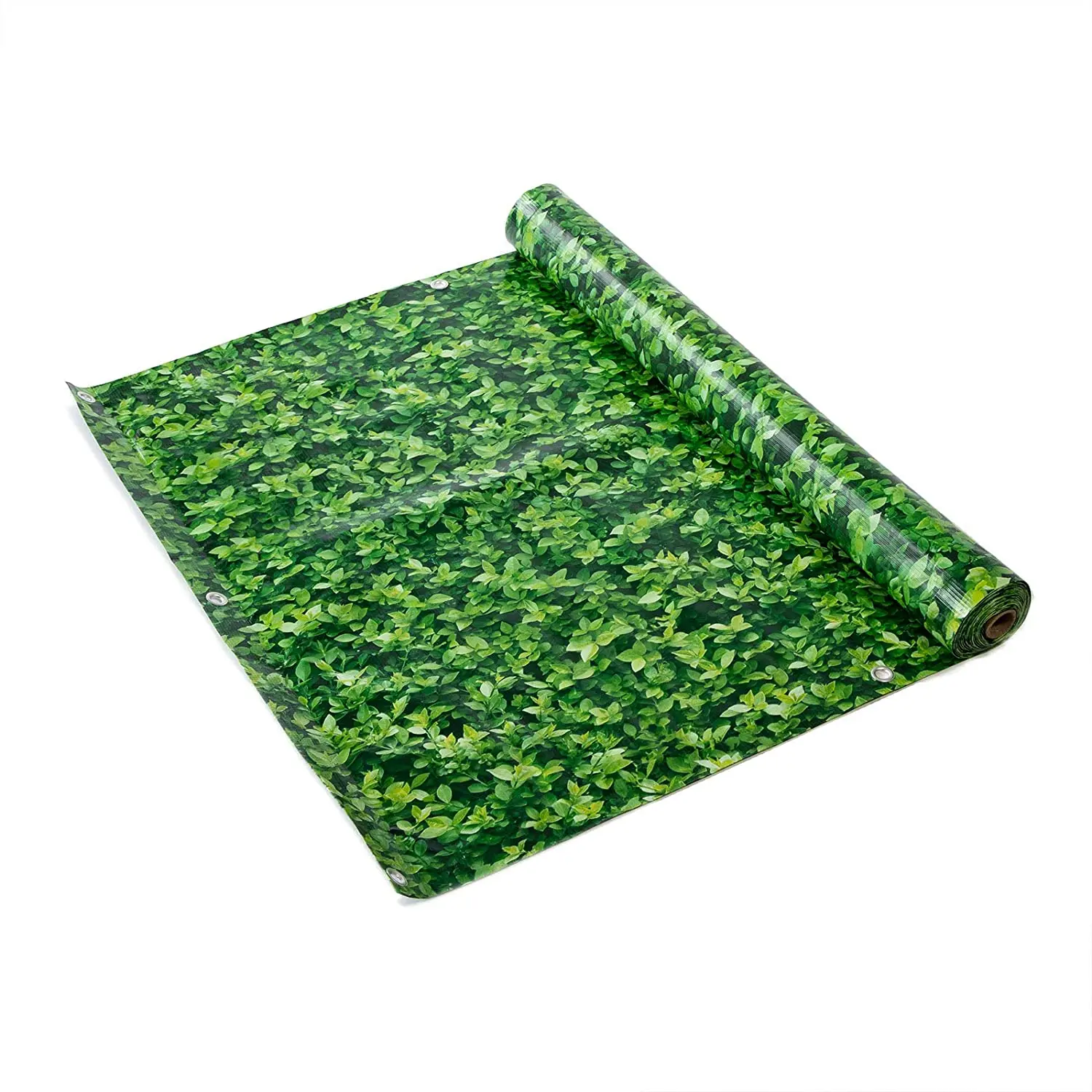 QINGLV Balkonscherm, inkijkbescherming, balkonafdekking, 110 x 800 cm, tuinschermen, windscherm, weerbestendig, tuinprivacy en beschermende schermen voor terrashek, achtertuin, veranda - groen