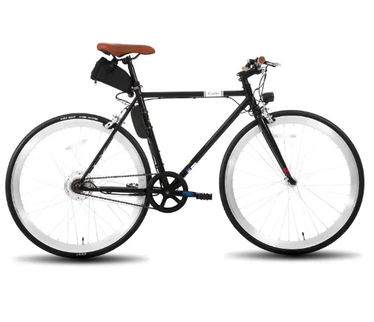 HILAND 700C Road Electric Bike for Adults,LED Display, Lightweight E Bicycle, 250W Motor, 36V Removable Battery, 20 MPH