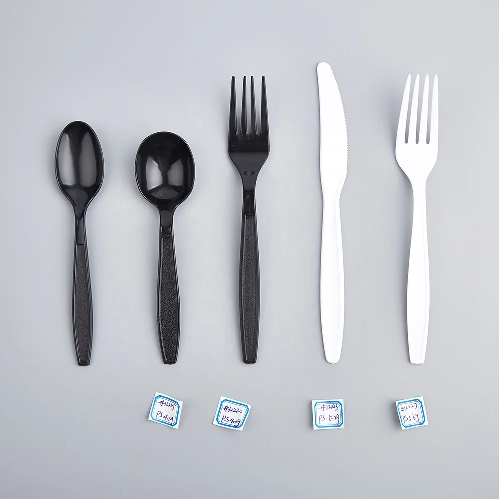 
 Тяжелый вес, чтобы пойти столового серебра пластиковые комплект airline ps ложек вилок ножей соль перец одноразовые столовые приборы завернутый набор  