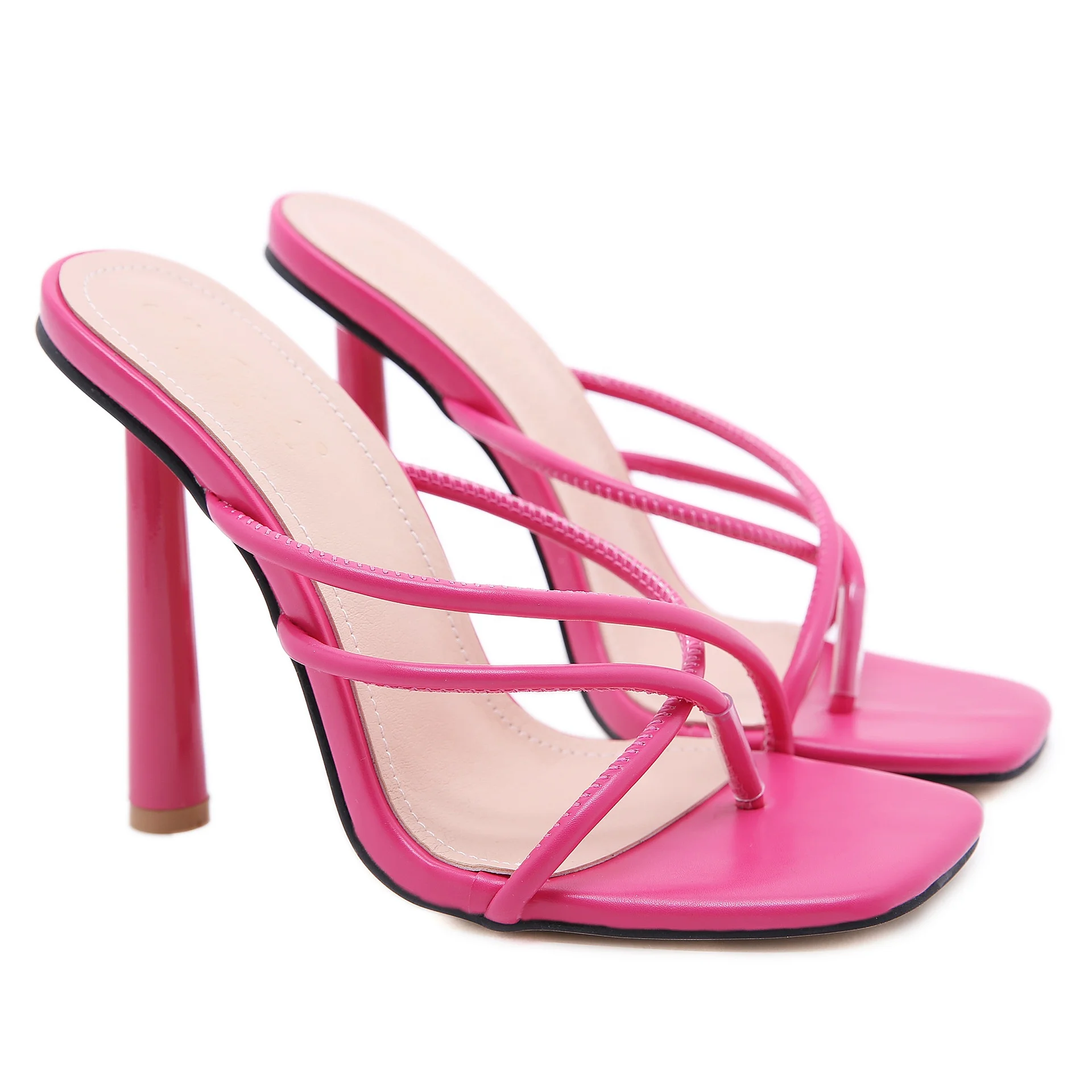 Sandalias De Verano A La Moda Para Mujer,Nuevo Diseño,Tacones Rosas,2021 - Buy Zapatos De Tacón Alto,Tres Color De Zapatos Tacón De Tacón Alto Product
