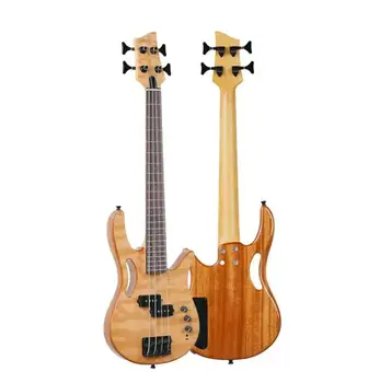 AKAMA Mini Monster Beginner Electric Bass Guitar, 33 Inch
