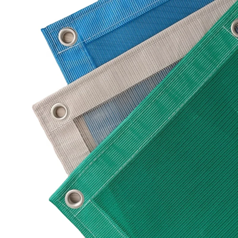 Durable PVC Coated Mesh Polyester Sheet Nylon Plastic Tarpaulin for Scaffolding Safety Net Protective Application