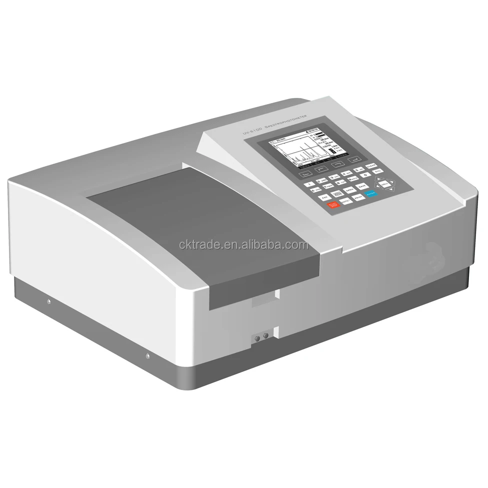 Espectrofotômetro Chincan UV-6100 de feixe duplo com melhor preço