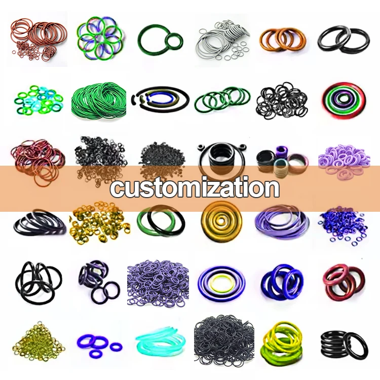 High Temperature Resistance Silicone Seals Wear-Resisting Rubber Sealing Ring for Industrial Electrical Equipment