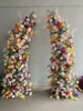 Arco floral de colores mixtos de 2.1+2.1m con soporte 1