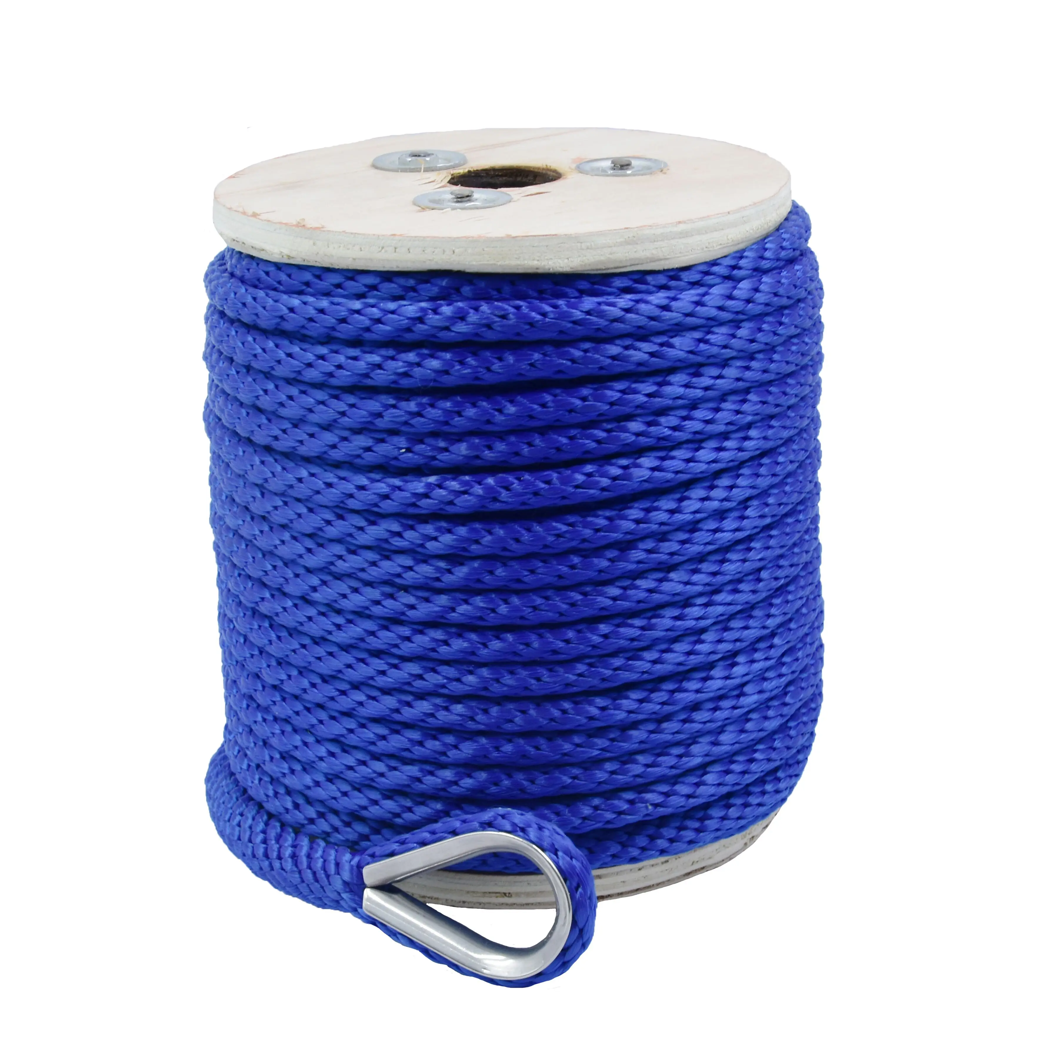 High performance hot sale customized package and size solid braided polypropylene/ PP mooring marine anchor rope