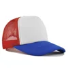 Blue white red