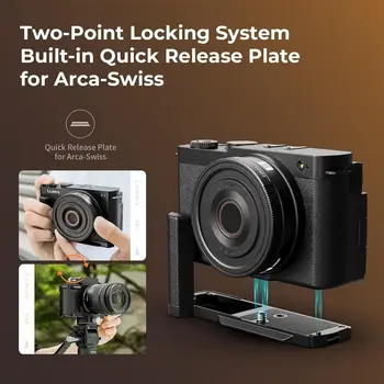 SmallRig L-Shape Handle for LUMIX S9 with Ergonomic Silicone Grip Handheld Shooting - 4517 detail image
