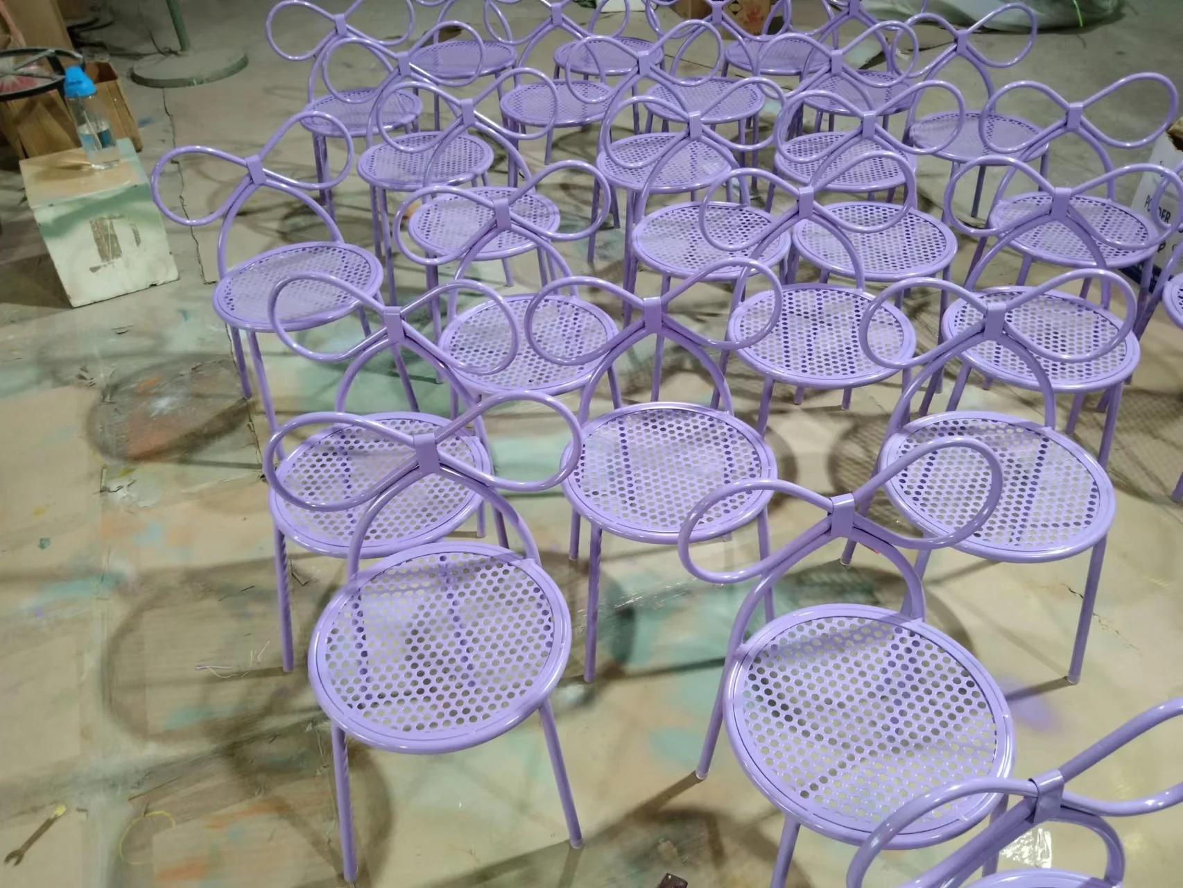 Wholesale Iron Bow Knot Kids Chair Special Decorative Event Chairs for  Party Rental