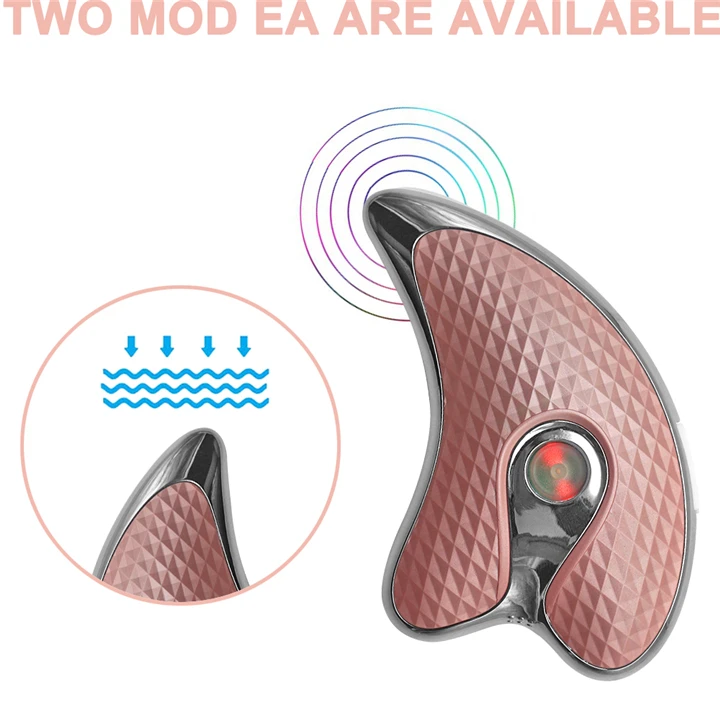 Facial Massager Microcurrent Gua Sha Scraping Plate Electric Vibrating Massage Tool