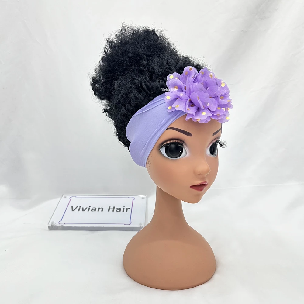 Popular Beauty Girls Full Head Feel Like Human Hair Wig For Kids Girls