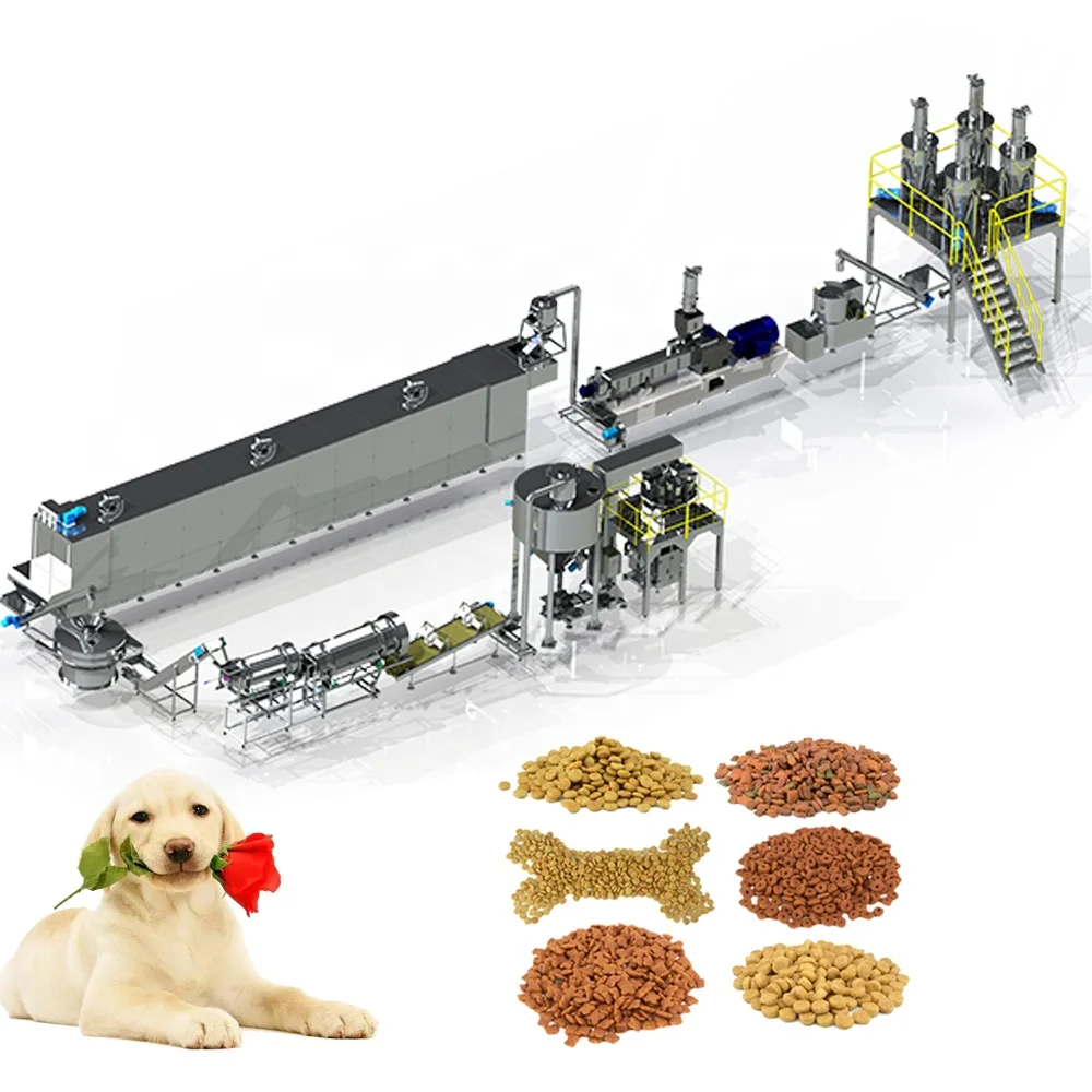 Máquina industrial para hacer comida para perros, máquina para procesar  comida para perros