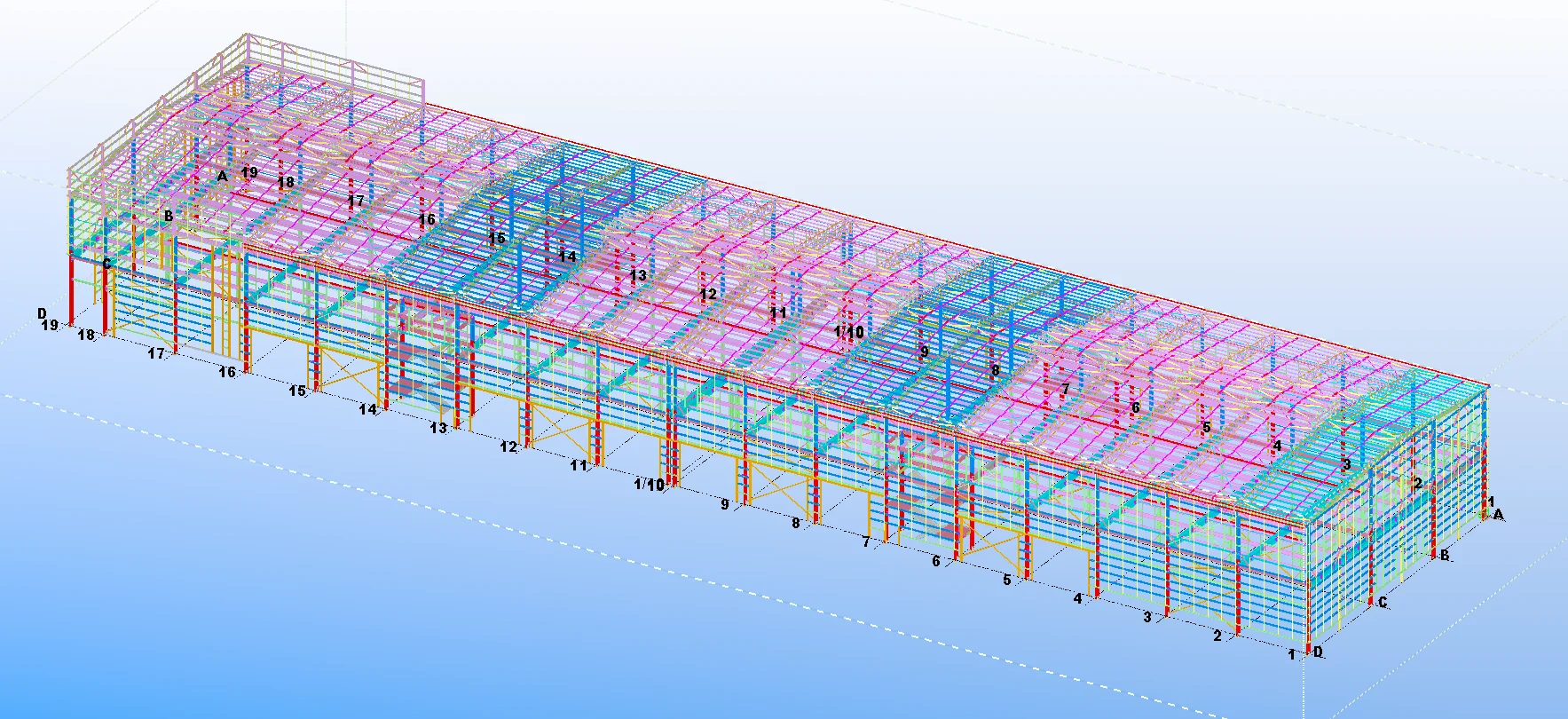 Modern Design Prefabricated Steel Structure for Construction Price for Warehouse Workshop School or Mall factory