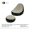 gray black sofa pedal