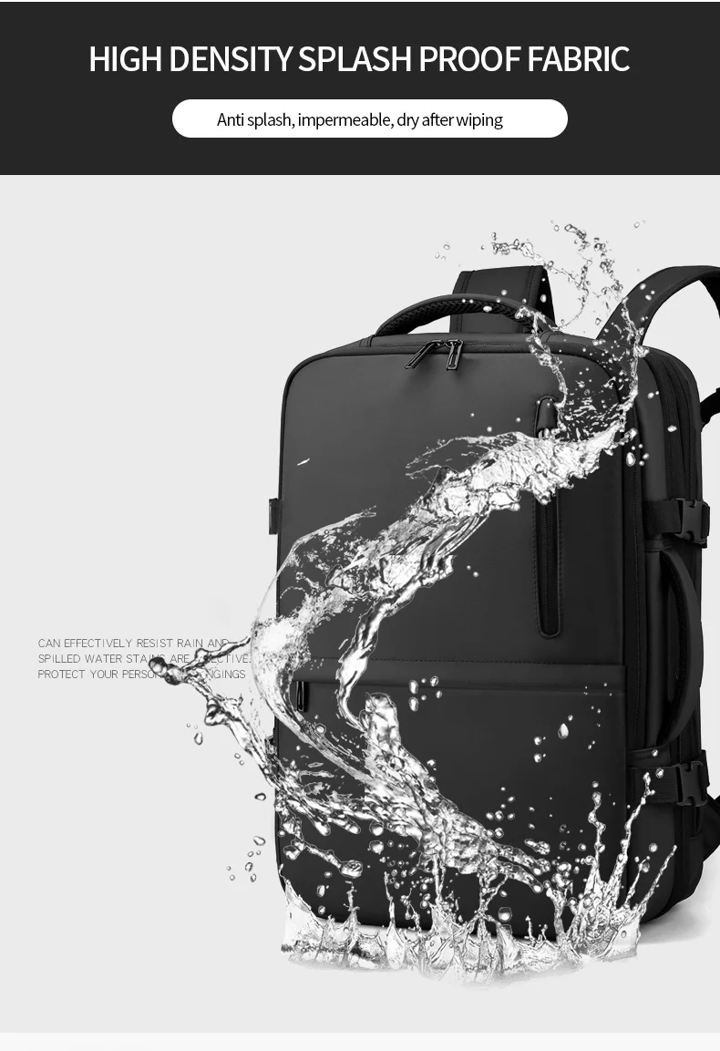 New Bag Laptop Usb Charging Men College School Waterproof Backpack Bag Travel Backpacks for Men