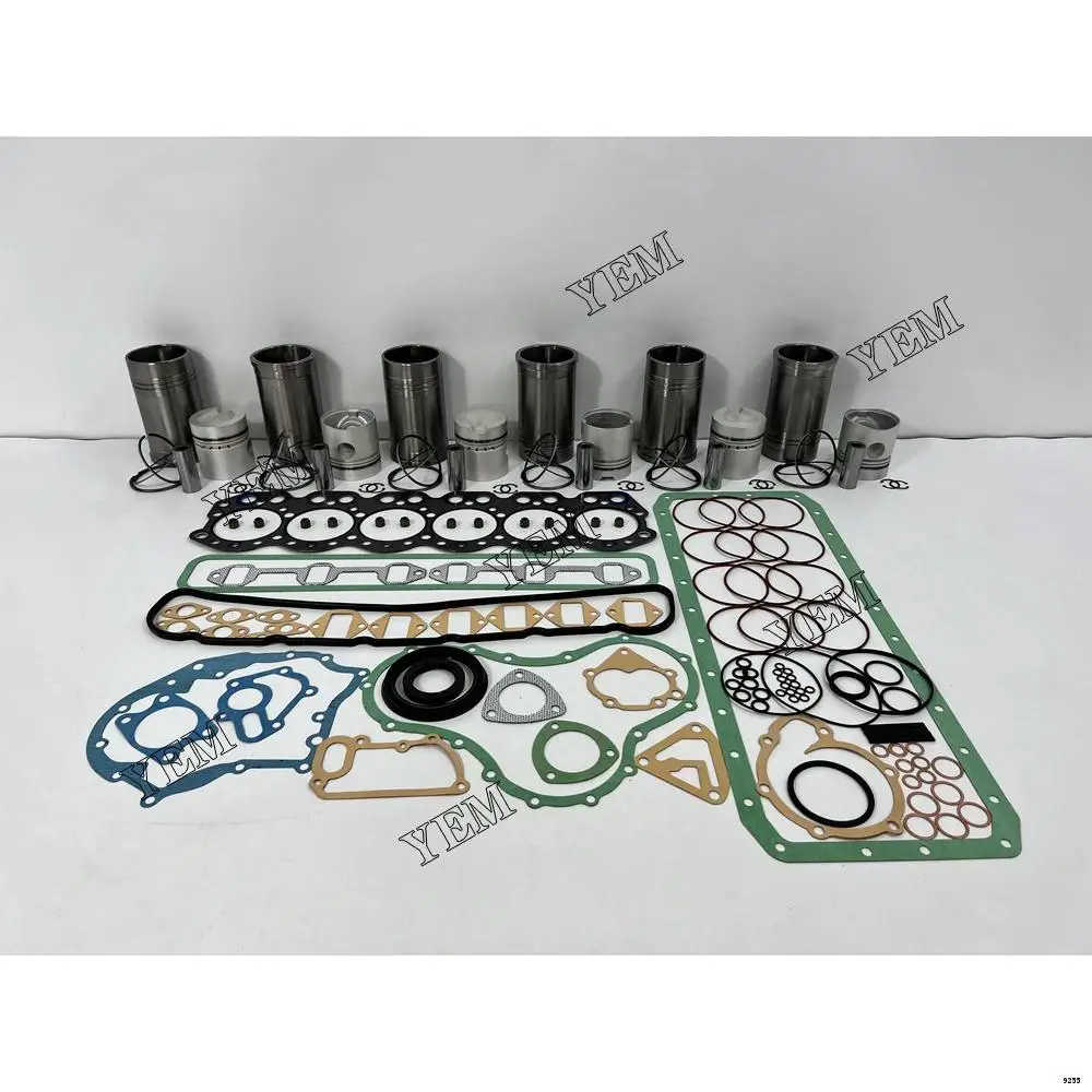 Overhaul Kit With Cylinder Piston Rings Liner Gasket Kit For Mitsubishi 6DS70 Spare Parts Construction Machinery Parts