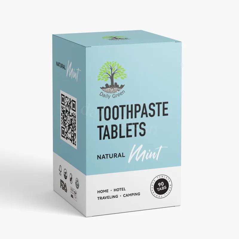 Biodegradable Package Hotel Toothpaste Tablets With Fluoride Wholesale