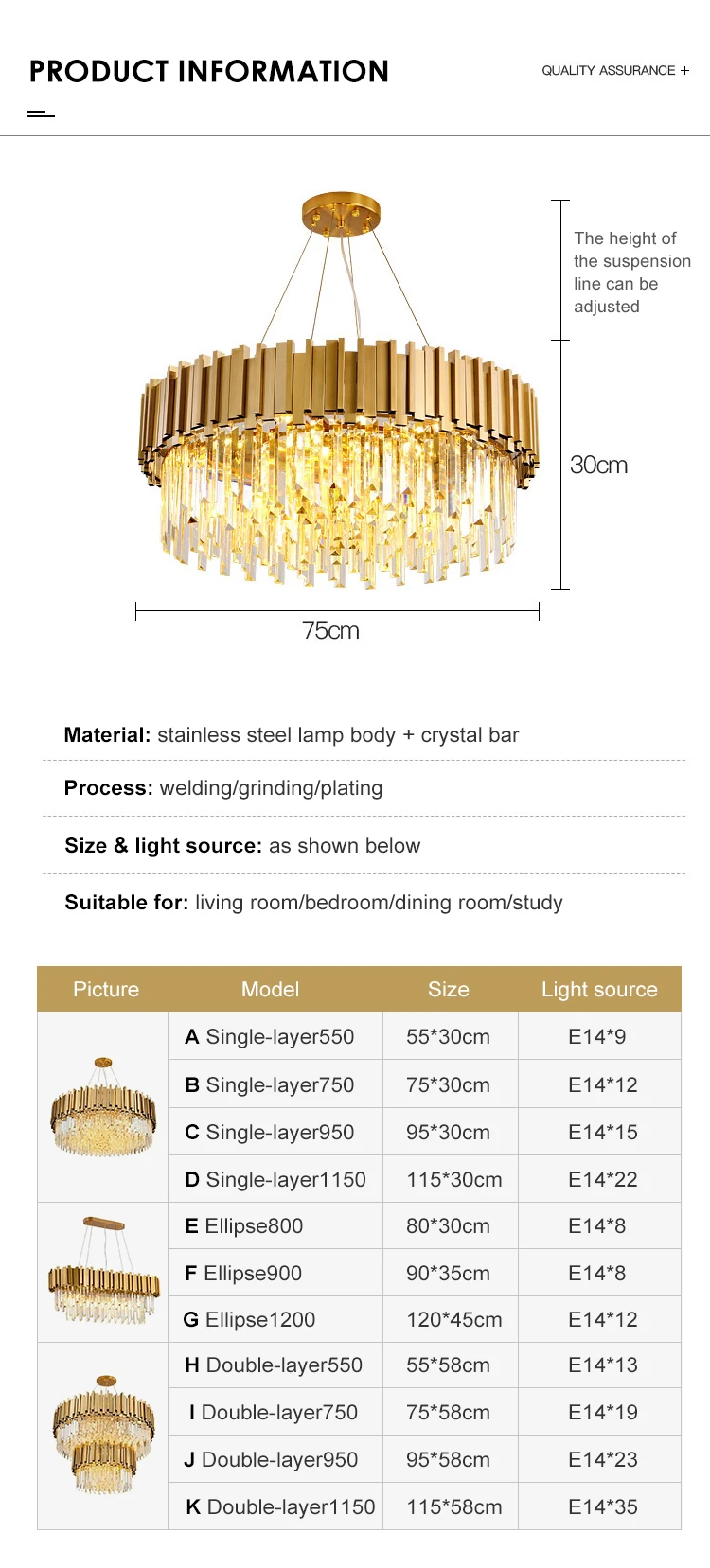 American Villa Hotel Chandeliers Lighting Quality Stair Light Chandelier Glass Pendant Ball