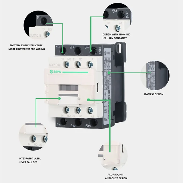 Best Quality Supplier Ac 3 Pole Contactor LC1-D40A LC1D50A LC1D65A Classic Type, Electrical Contactor Types Ac Kontaktor