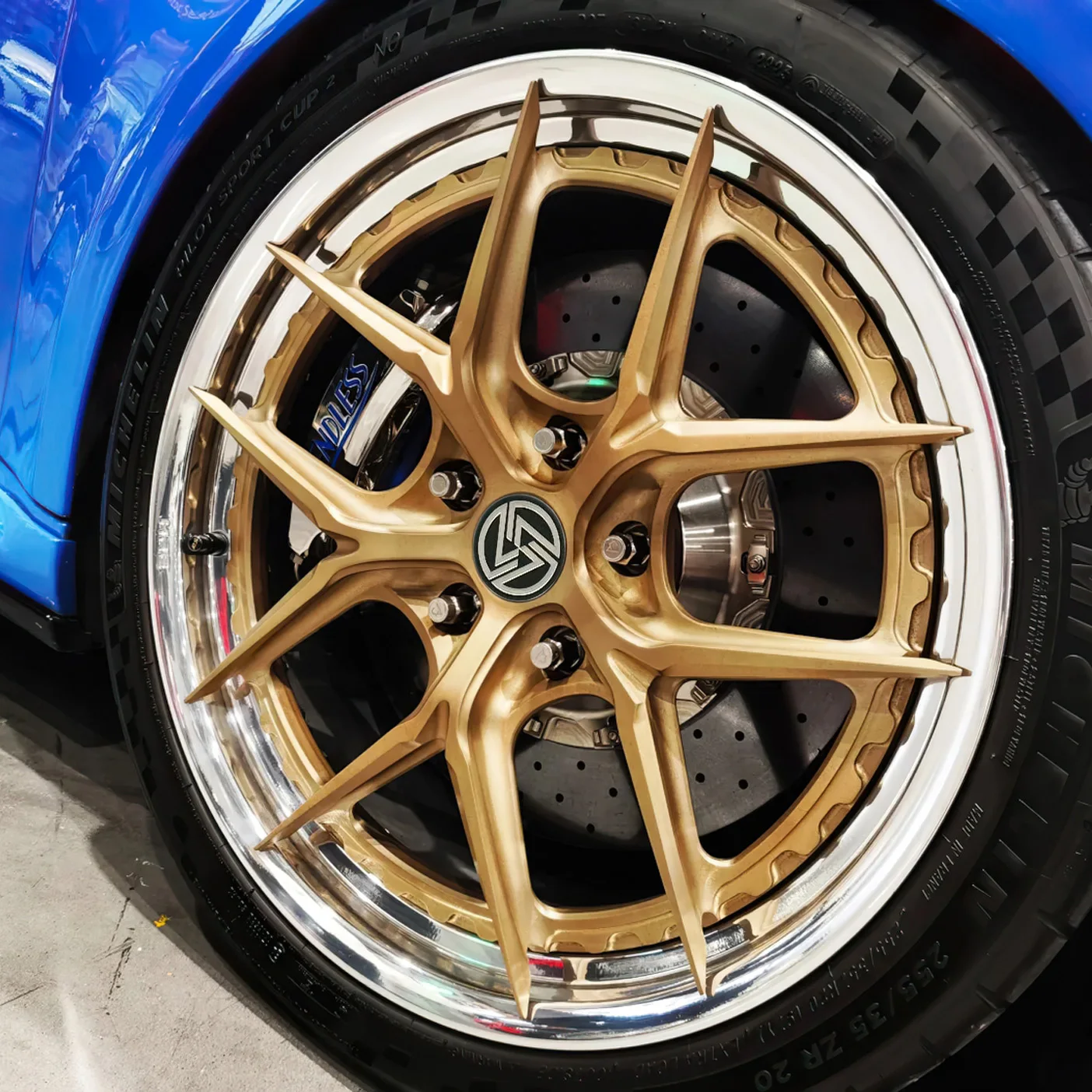 XL 2-Piece Bronze Finished Custom Forged Wheels 17 18 19 20 21 22 23 Inch Car Alloy Wheel Rim for McLaren Porsche 911 - Image 1