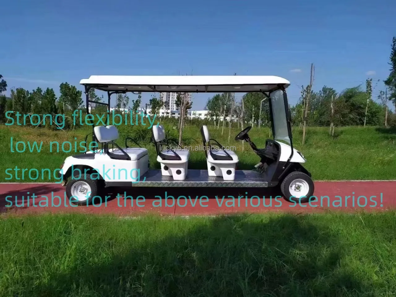 2023 Latest Design Original 4 Seater Mini High Chassis Golf Carts Lead Acid And Lithium Battery