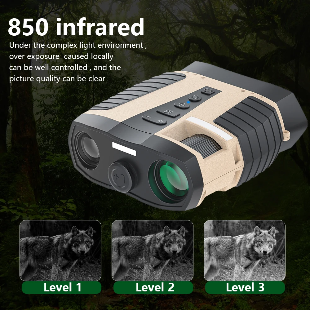 Binocular Low-light Night Vision 4k Night Vision Binoculars For Adults ...