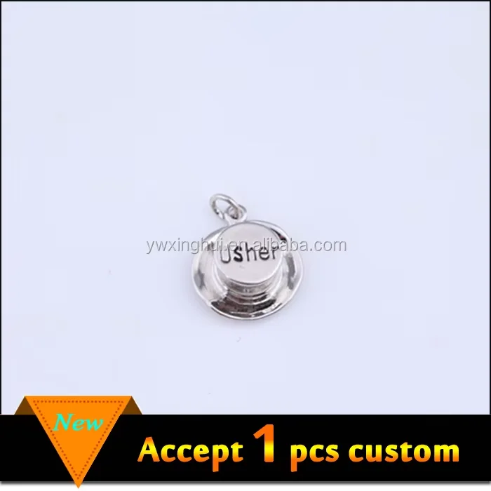 Shop Our Wholesale Jewelry Top Hat Charm Wine Glass Charms