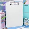 C05B Clipboard W/Pen Holder Grey White
