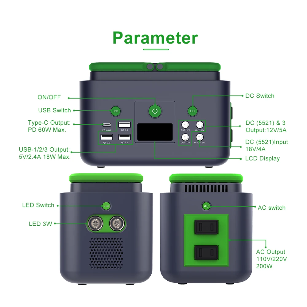 200W Portable Solar Generator - Reliable Power Anywhere
